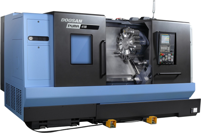 Doosan Puma 4100 A CNC Horizontal Single Turret Lathes