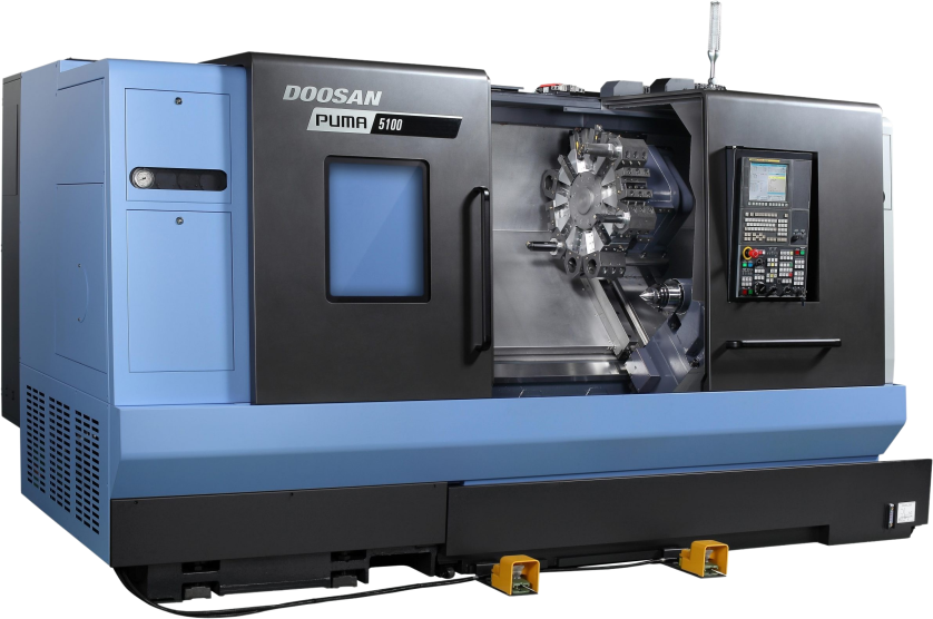 Doosan Puma 5100B CNC Horizontal Single Turret Lathes