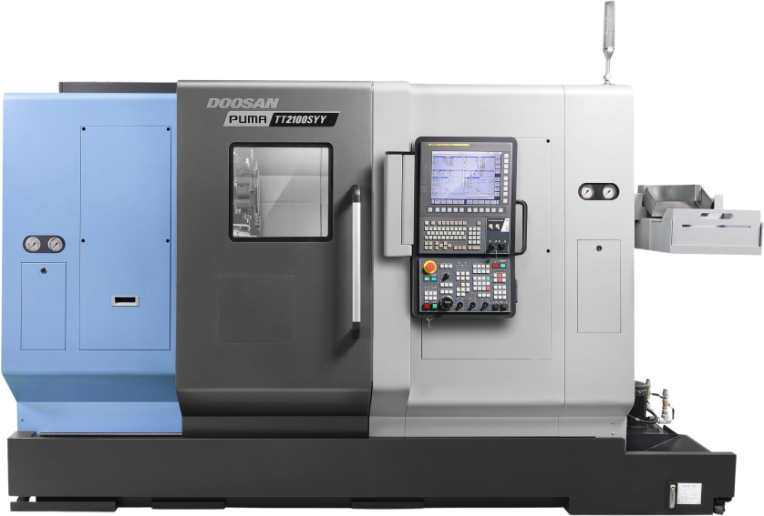 Doosan Puma TT2100SYY Twin Turret Horizontal CNC Lathes