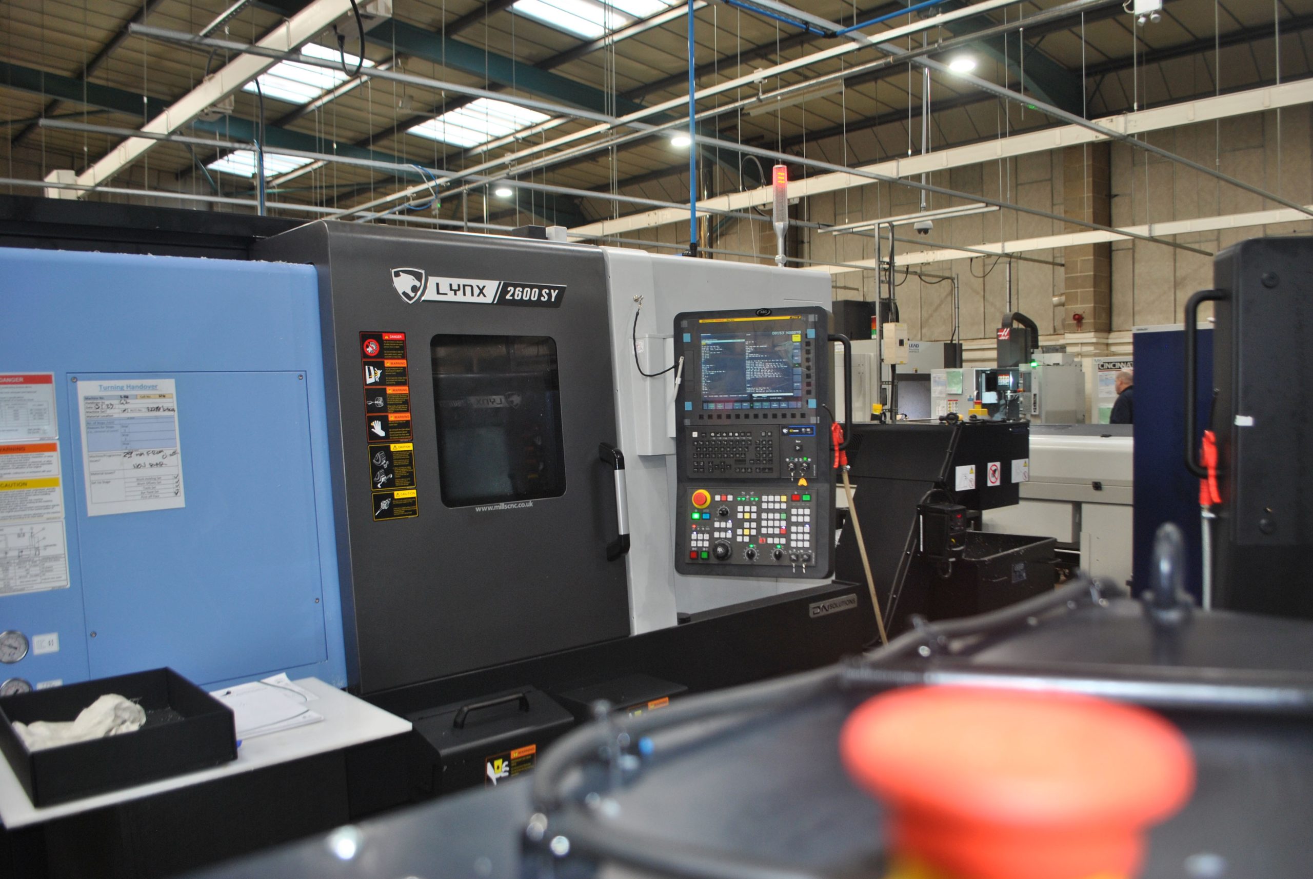 ABG's LYNX 2600SY CNC machine