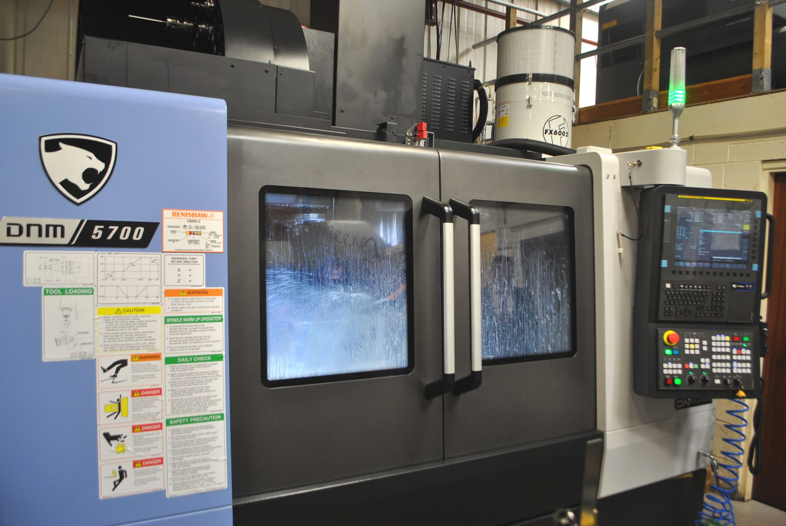 Exterior of closed DNM  vertical machining centre