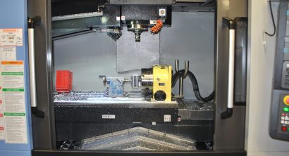 interior of DNM vertical machining centre