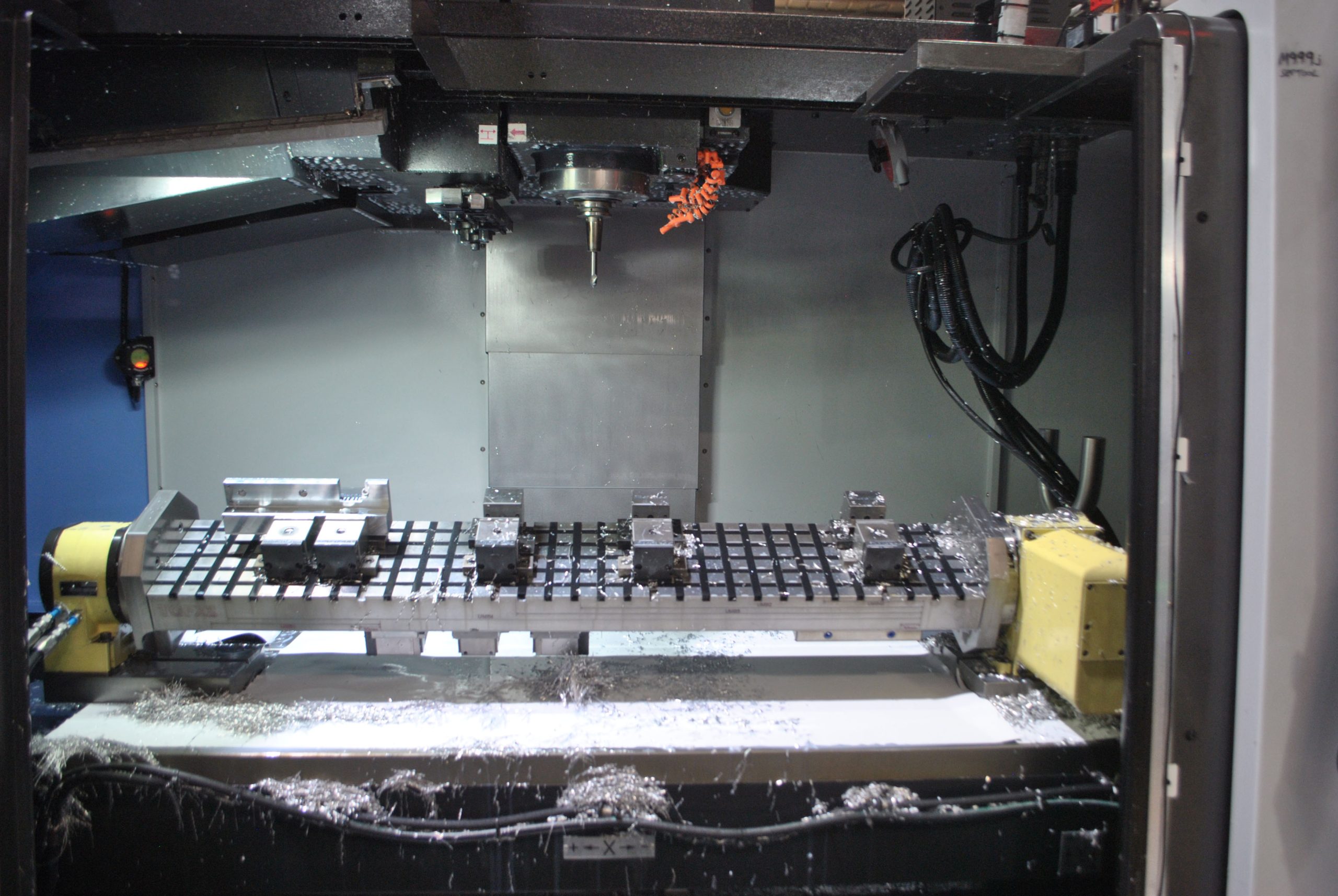 Hepco CNC Machine Interior