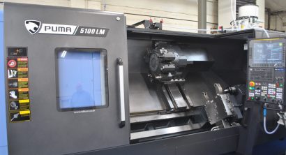 Puma 5100LMB long bed, box guideway lathe at Burcas