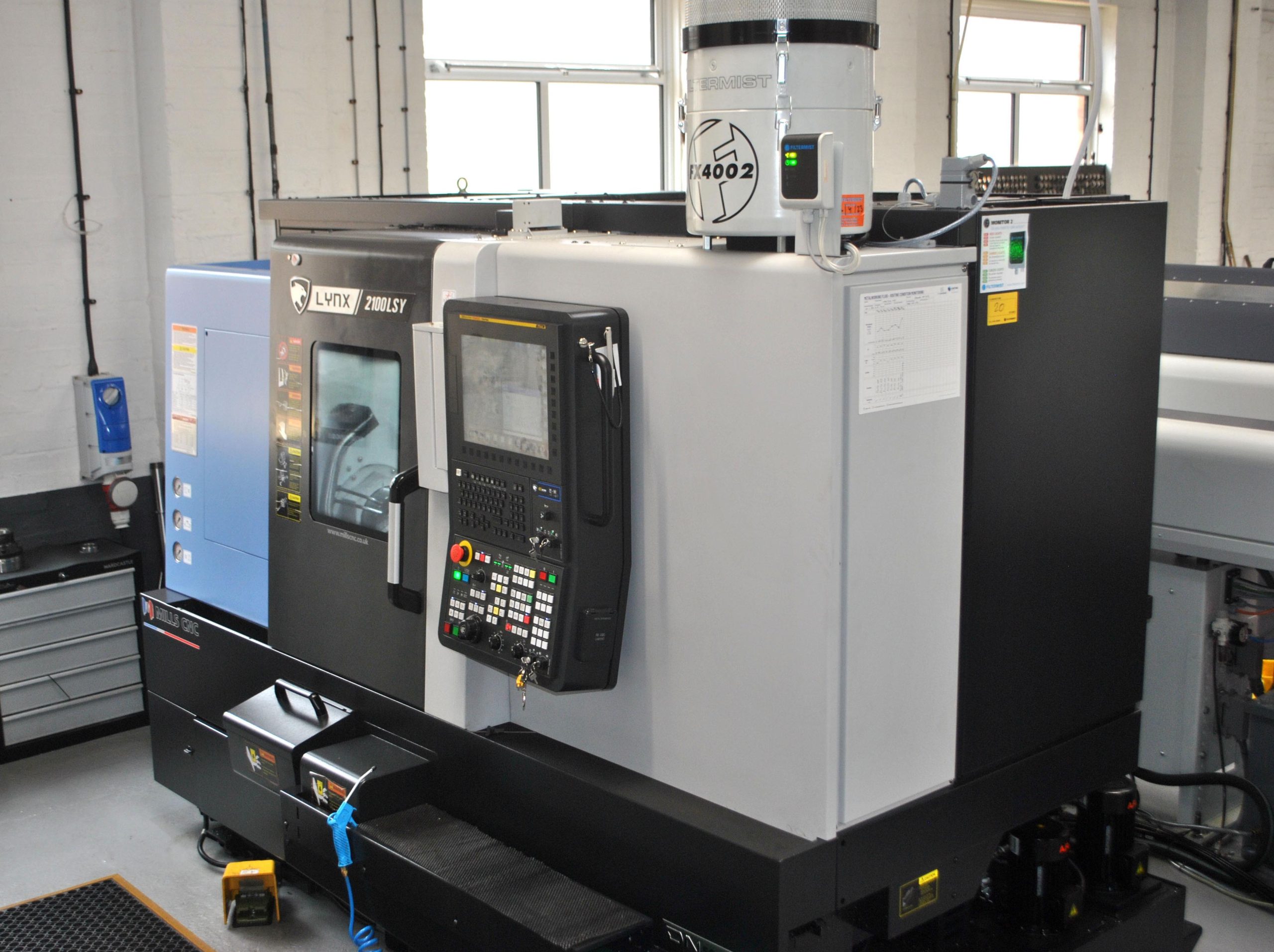 Doosan Lynx 2100LSYA Horizontal Single Turret Lathe in situ at Sub-CNC