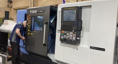 TT1800SY Twin Turret Horizontal CNC Lathe at Standish Engineering