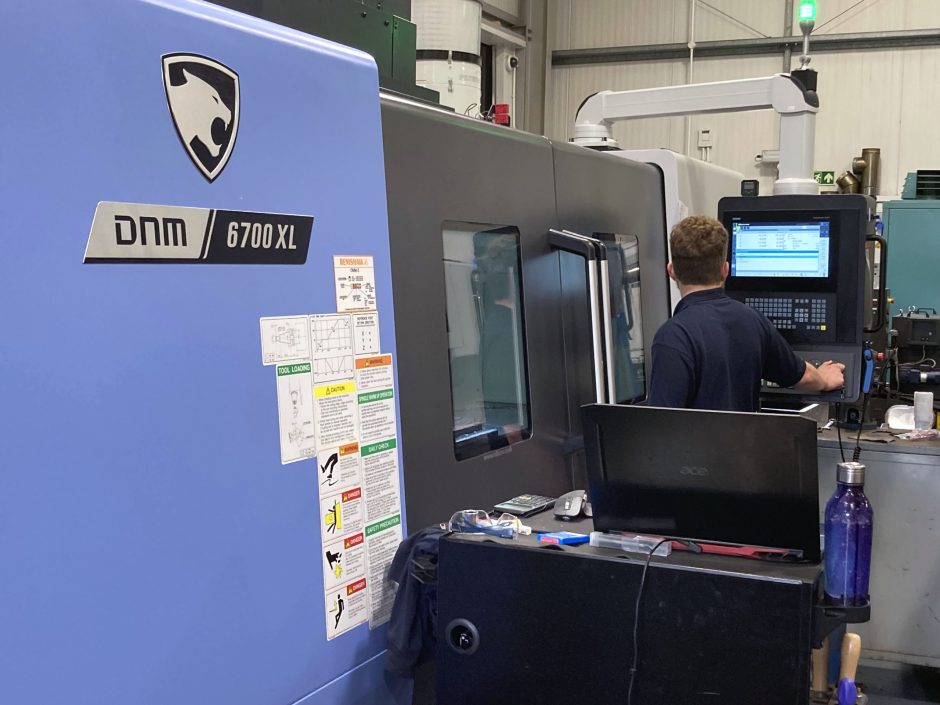 DNM 6700XL vertical machining centre at Complete Engineering