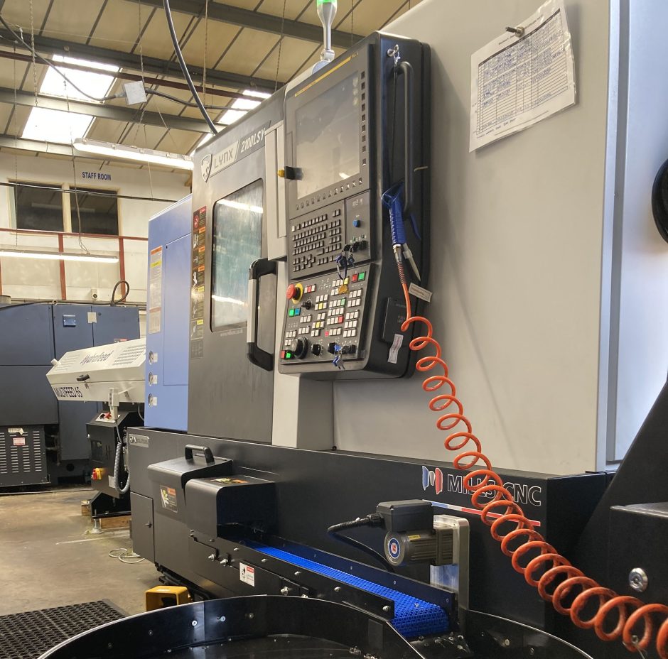 DN Solutions’ Lynx 2100LSYB multi-tasking lathe at Monard Precision